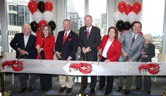 Ribbon cutting for Red Lobster Support Center