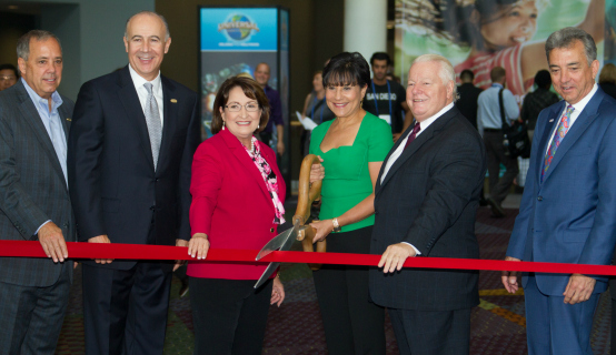 Ribbon Cutting for Global Travel Conference