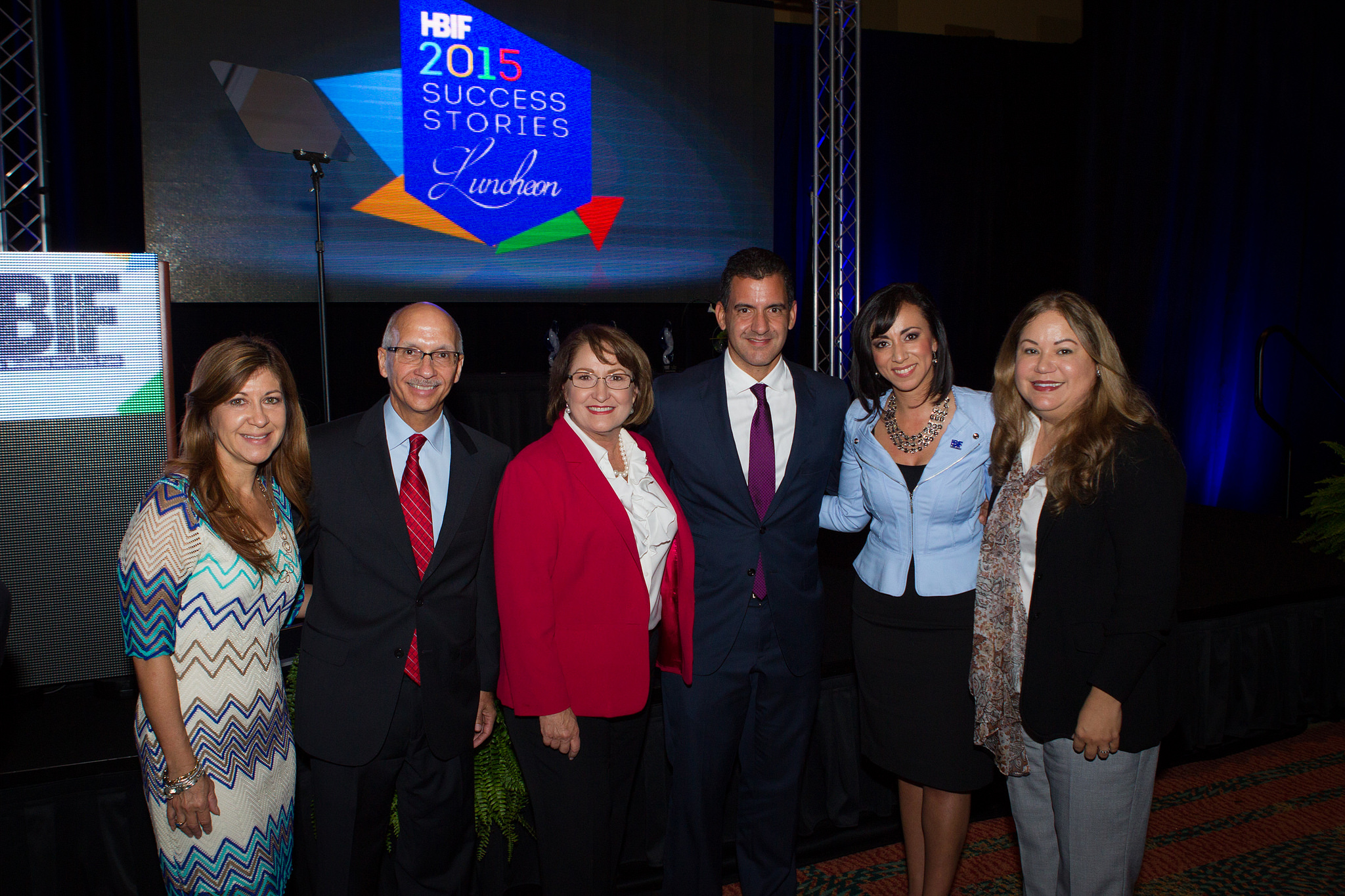 Mayor Jacobs with Hispanic Business Initiative Fund representatives