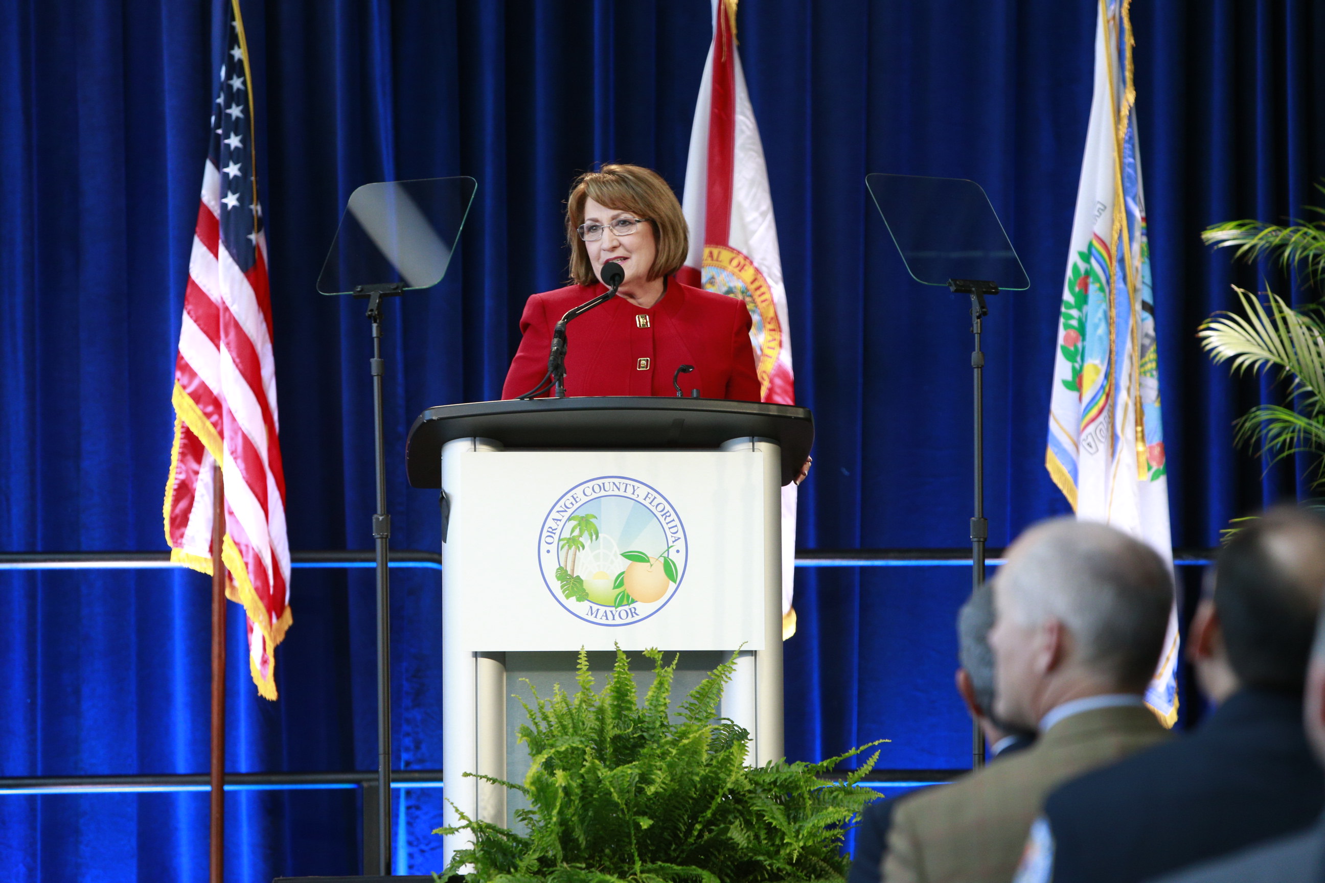 Mayor Jacobs speaking at State of the County