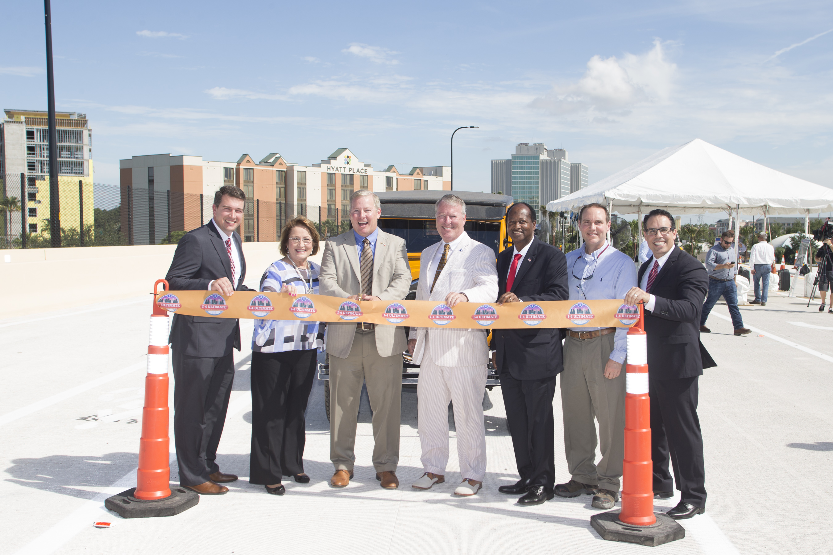 Ribbon cutting for I-4 Grand National Drive Overpass
