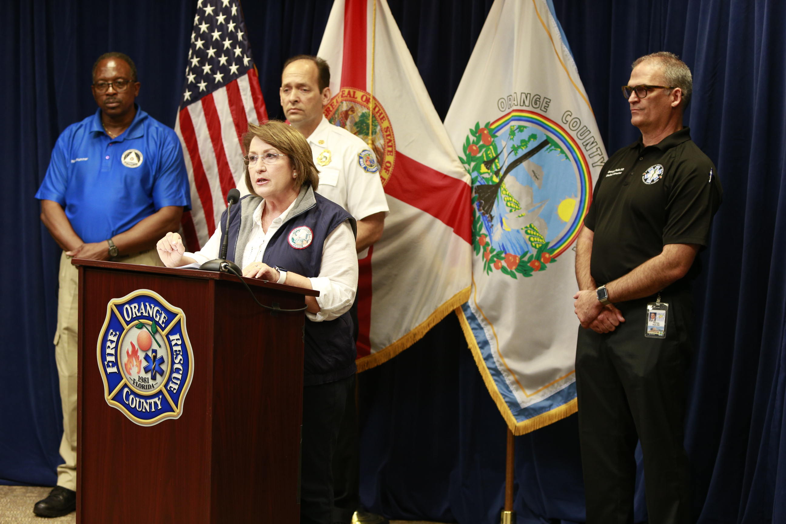 Mayor Jacobs at emergency management press conference
