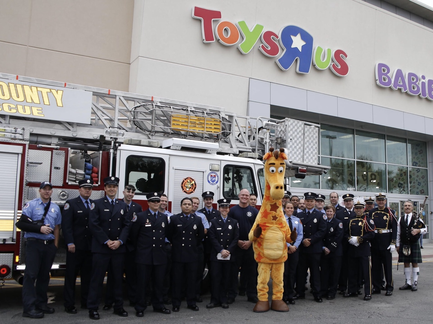 Orange County Fire Rescue at Toys R Us
