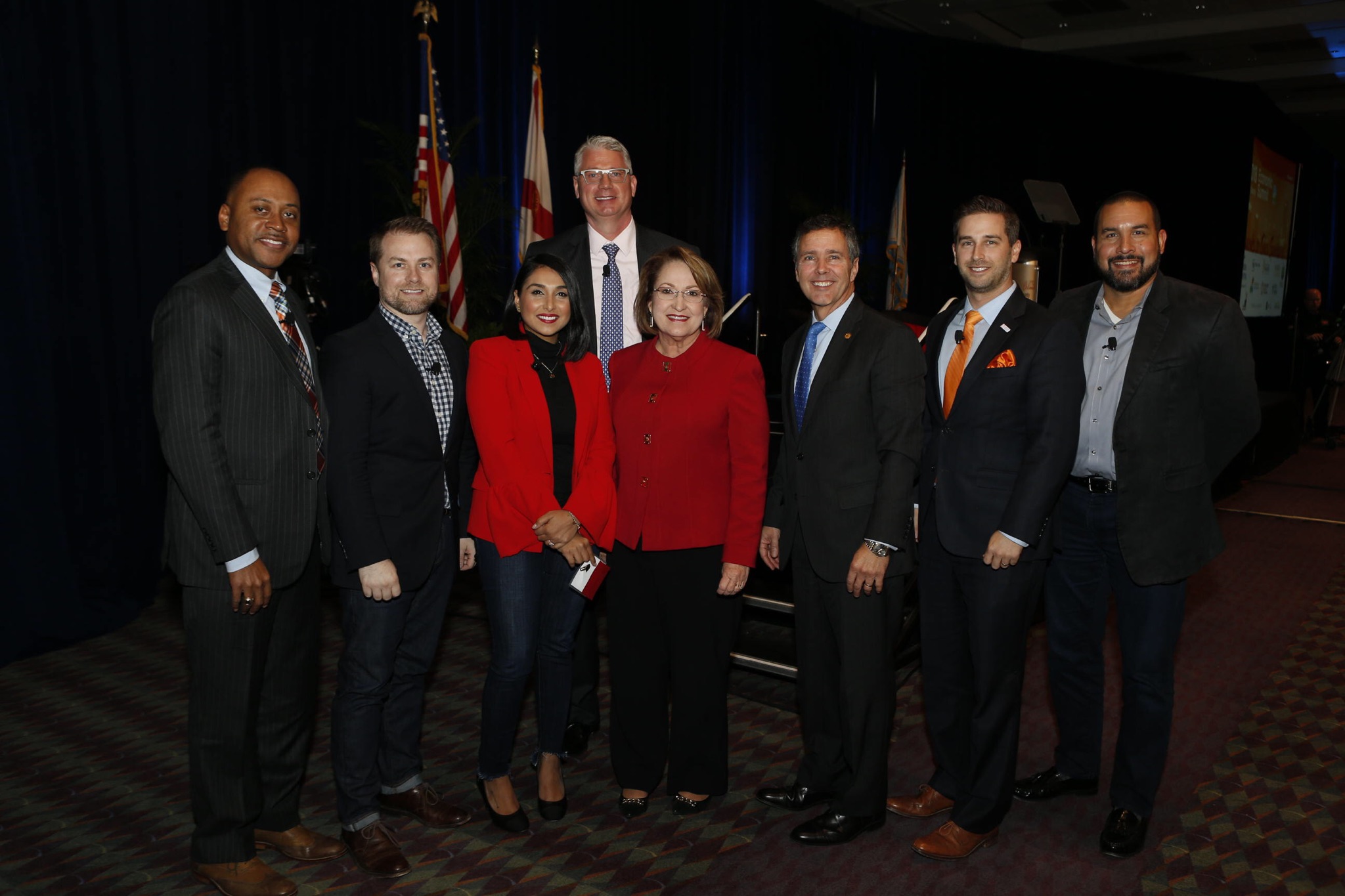 Mayor and Economic Summit participants