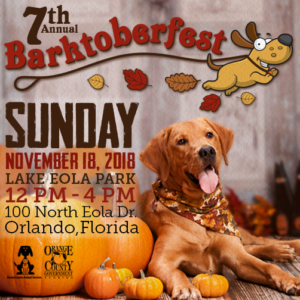 Free Family Friendly Barktoberfest 2018 Wags Its Way To Lake Eola This Sunday