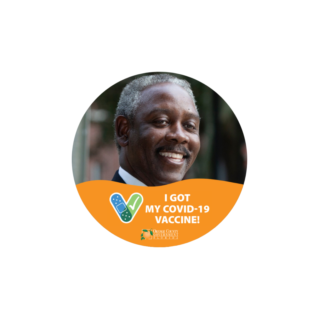 Mayor Jerry L. Demings with the text I Got My COVID-19 Vaccine